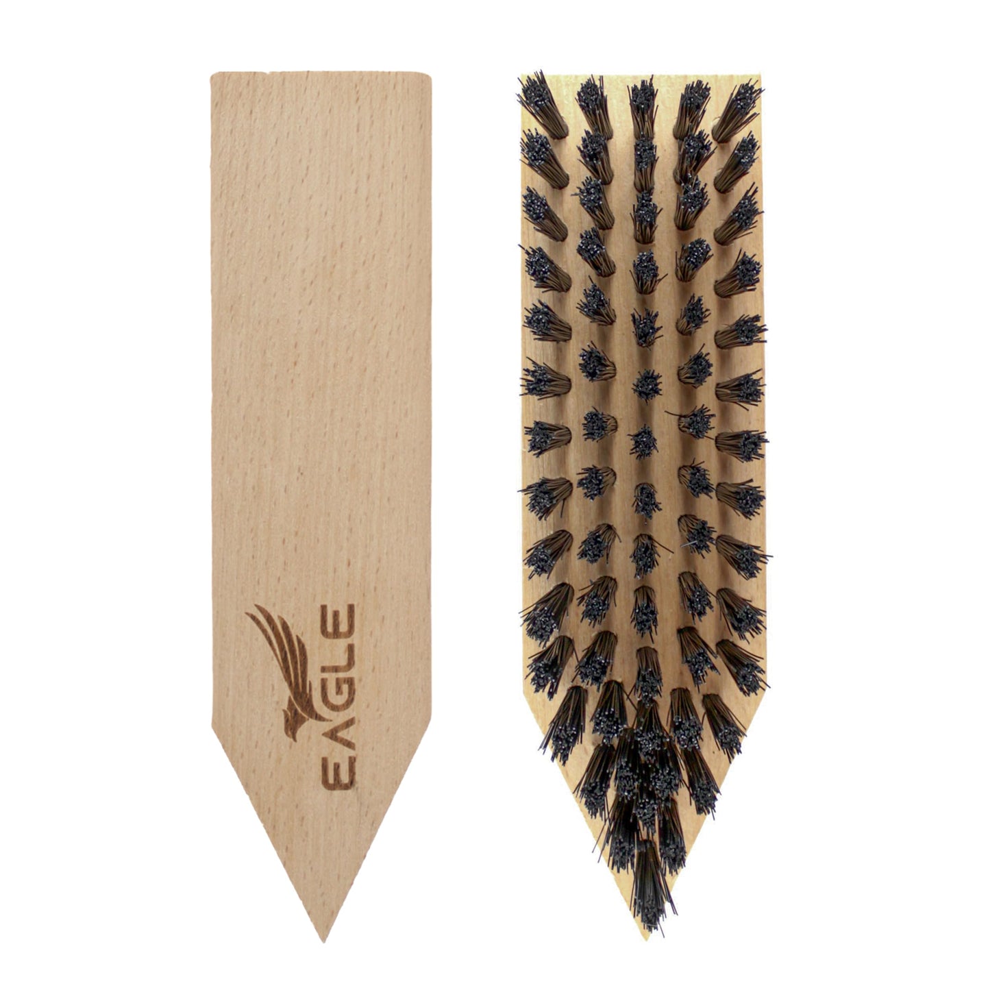 Heavy-Duty Boot & Cleat Brush – Tough Bristle Scrubber for Muddy Boots, Football Cleats & Golf Shoes – Rugged Cleaning Tool for Soles, Treads & Outsoles – Wood Handle, Outdoor-Ready