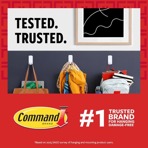 Command Variety Pack - 10 Pairs Picture Hanging Strips & 14 Hooks for Damage-Free Christmas Decor