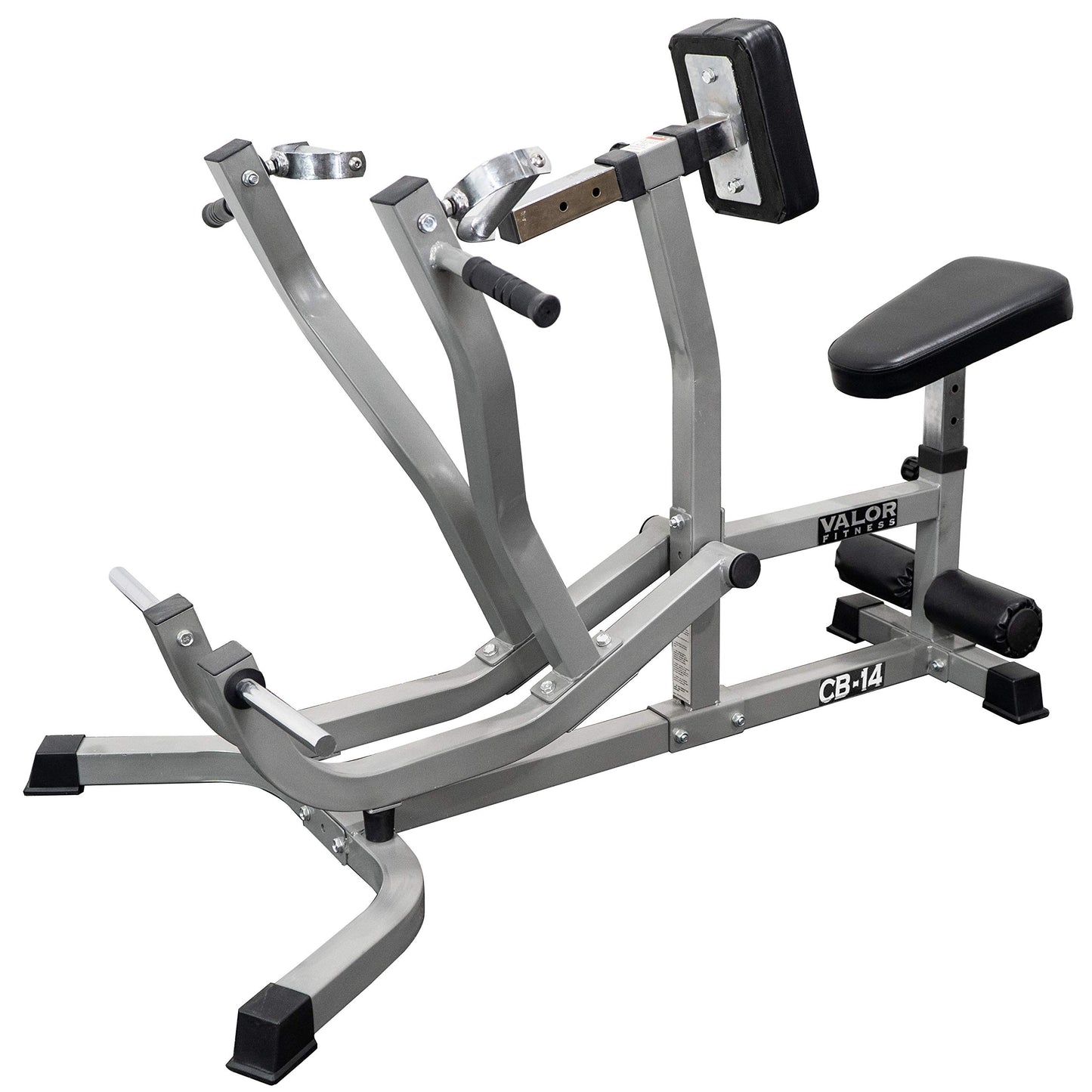 Valor Fitness Seated Row Machine – Plate Loaded with Converging Arms & Multi-Grip Handles, 400 lb Capacity, 2" Plate Adapters for Back & Chest Strength Training Home Gym Equipment