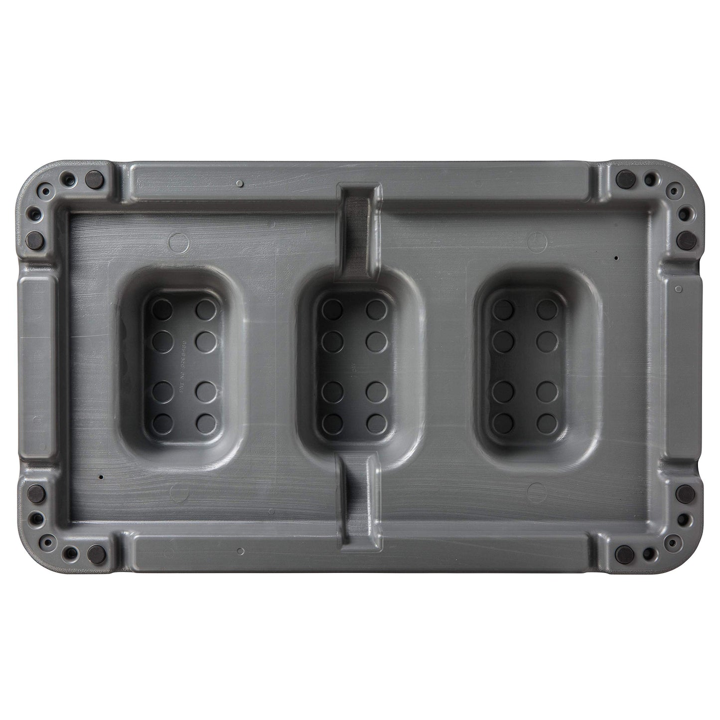 The Step (Made in USA) 4 Inch Stackable Aerobic Exercise Platform (Grey) with Non-Slip Surface and Nonskid Feet to Prevent Sliding