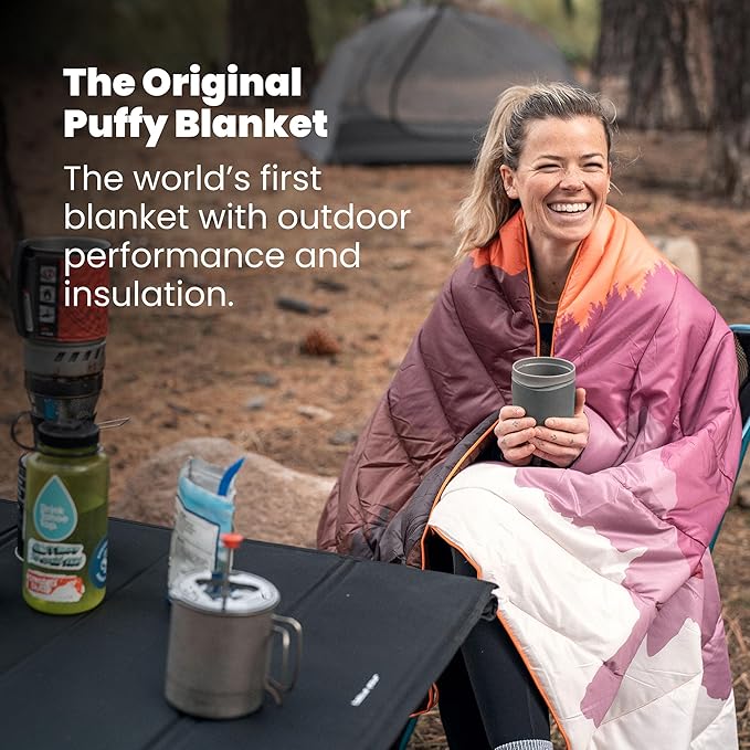Rumpl Original Puffy Zion National Park Blanket for Camping and Outdoors, V2, Zion