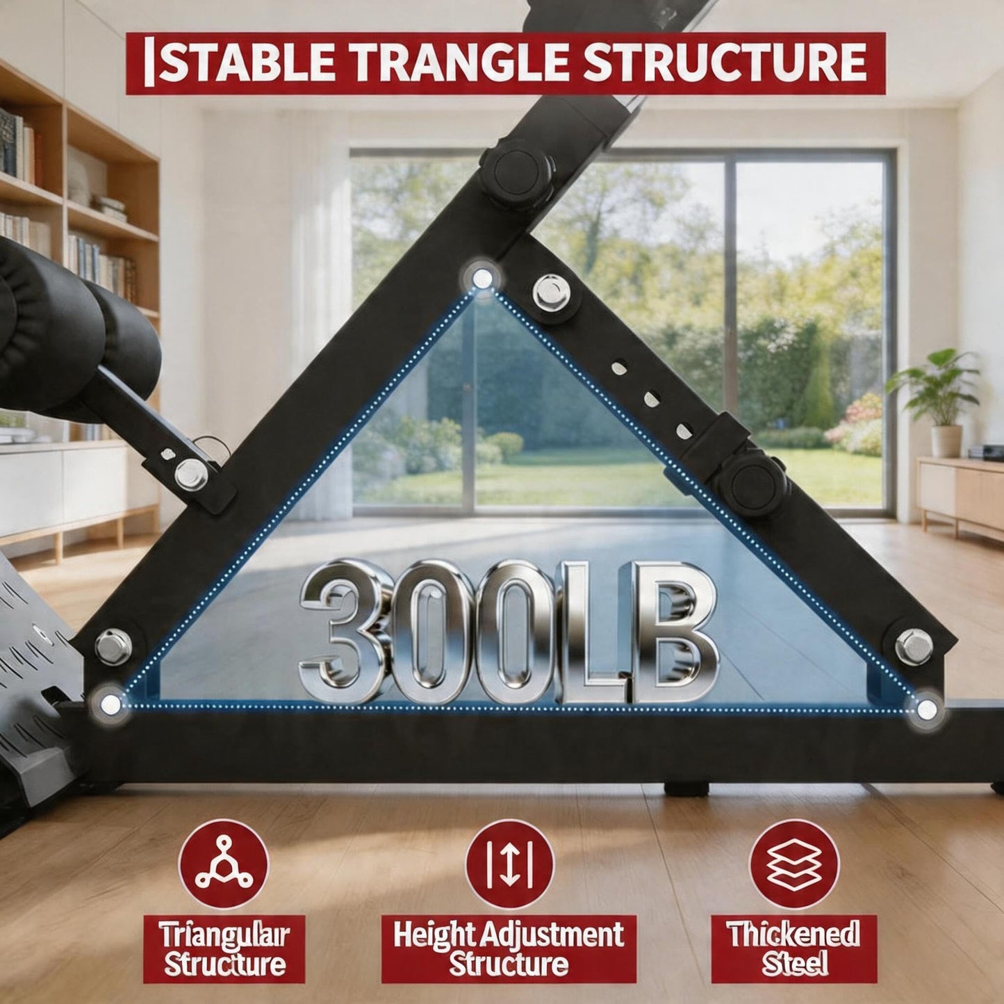 6 Height & 5 Angle Adjustable Roman Chair Hyperextension Bench - Multi-Function Back Extension Machine for Glutes, Hamstrings & Core - Foldable with Transport Wheels for Home Gym