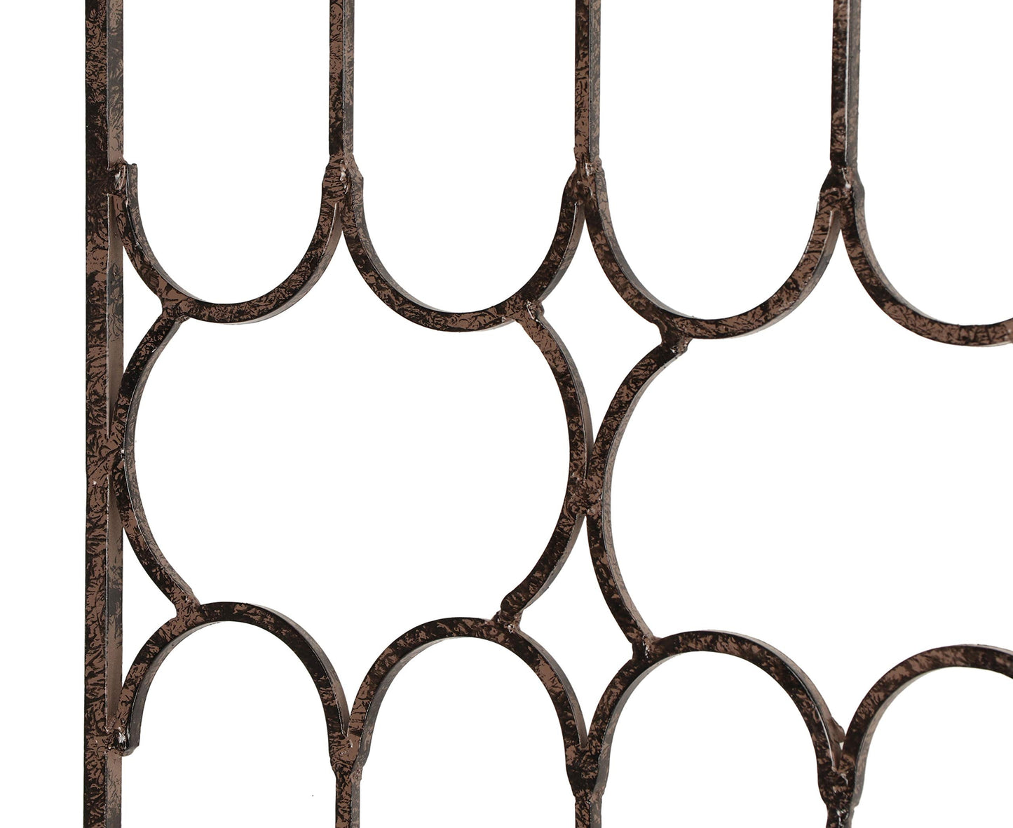 H Potter 5.75 Ft Garden Trellis – Heavy Duty Iron - Metal Panel for Climbing Roses, Clematis & Ivy – 69” H x 24” W Outdoor Privacy Screen