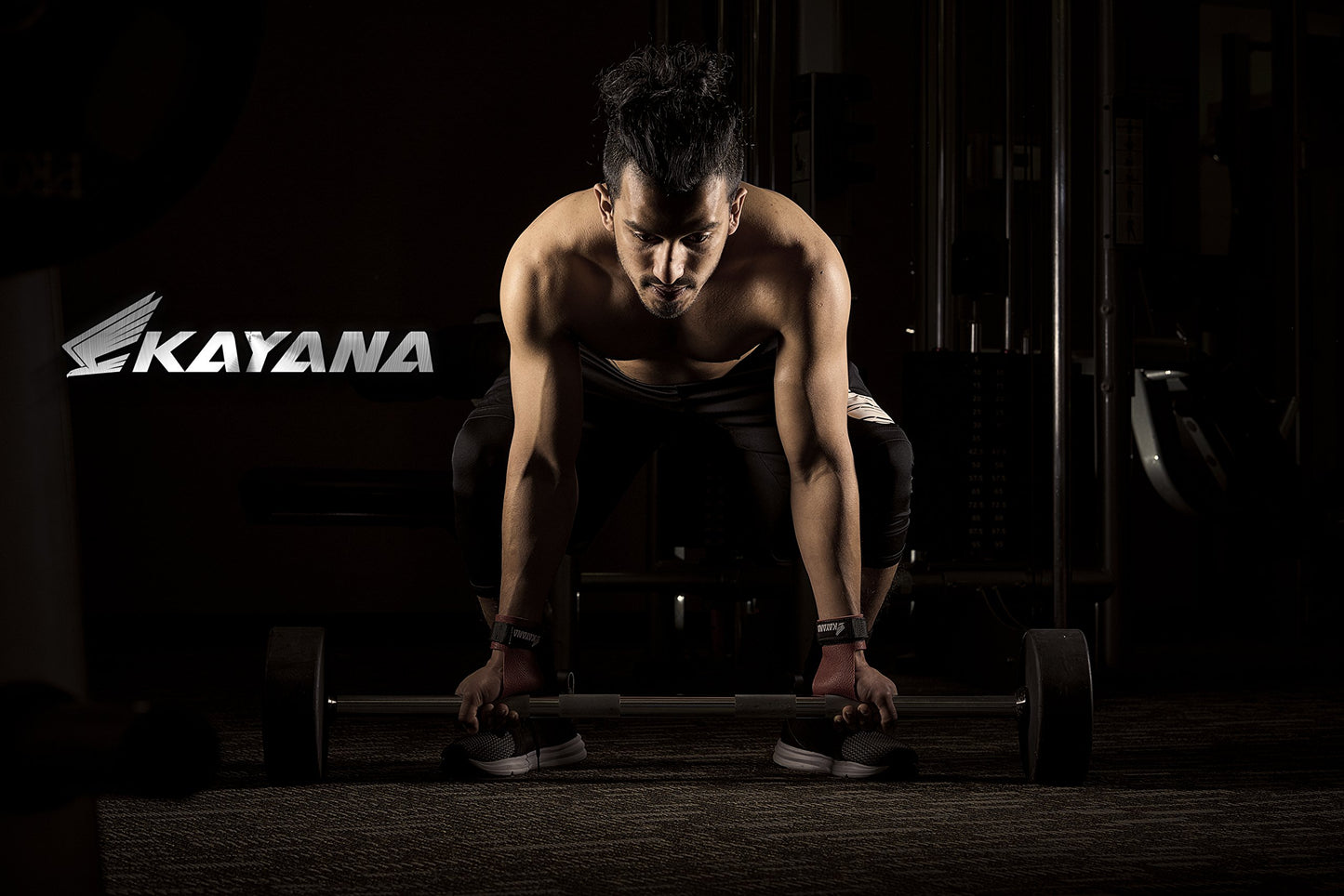 KAYANA 2 Hole Leather Gymnastics Hand Grips - Palm Protection and Wrist Support for Cross Training, Kettlebells, Pull ups, Weightlifting, Chin ups, Workout, & Exercise (Tan, Small)