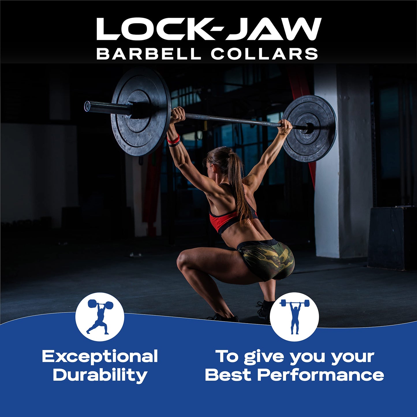 Lock-Jaw PRO 2 Barbell Collar with MAGNETS (gray)
