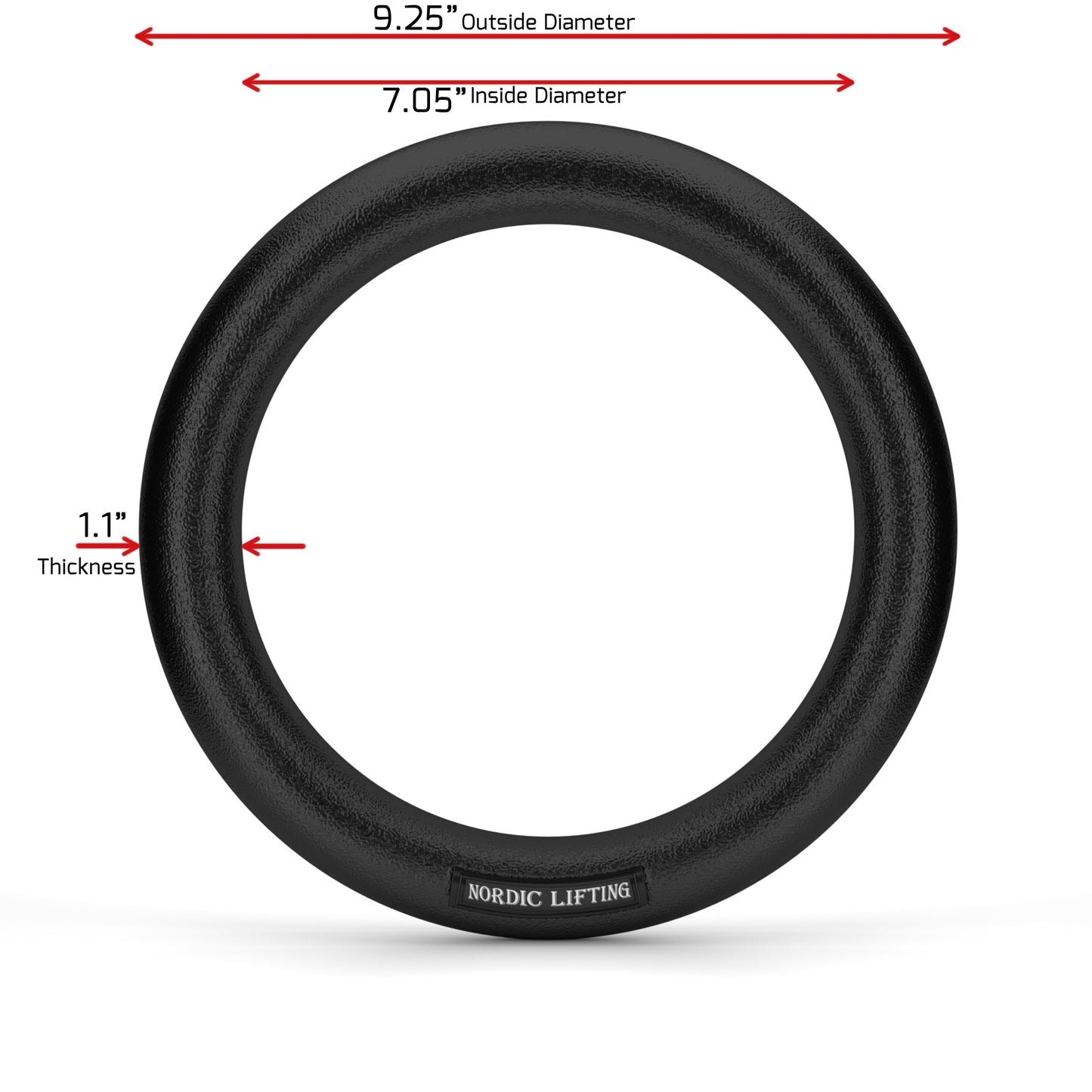 Nordic Lifting Gymnastic Rings with Straps – Heavy Duty Rings for Crossfit, Gymnastics, and Strength Training – Olympic Home Gym Equipment
