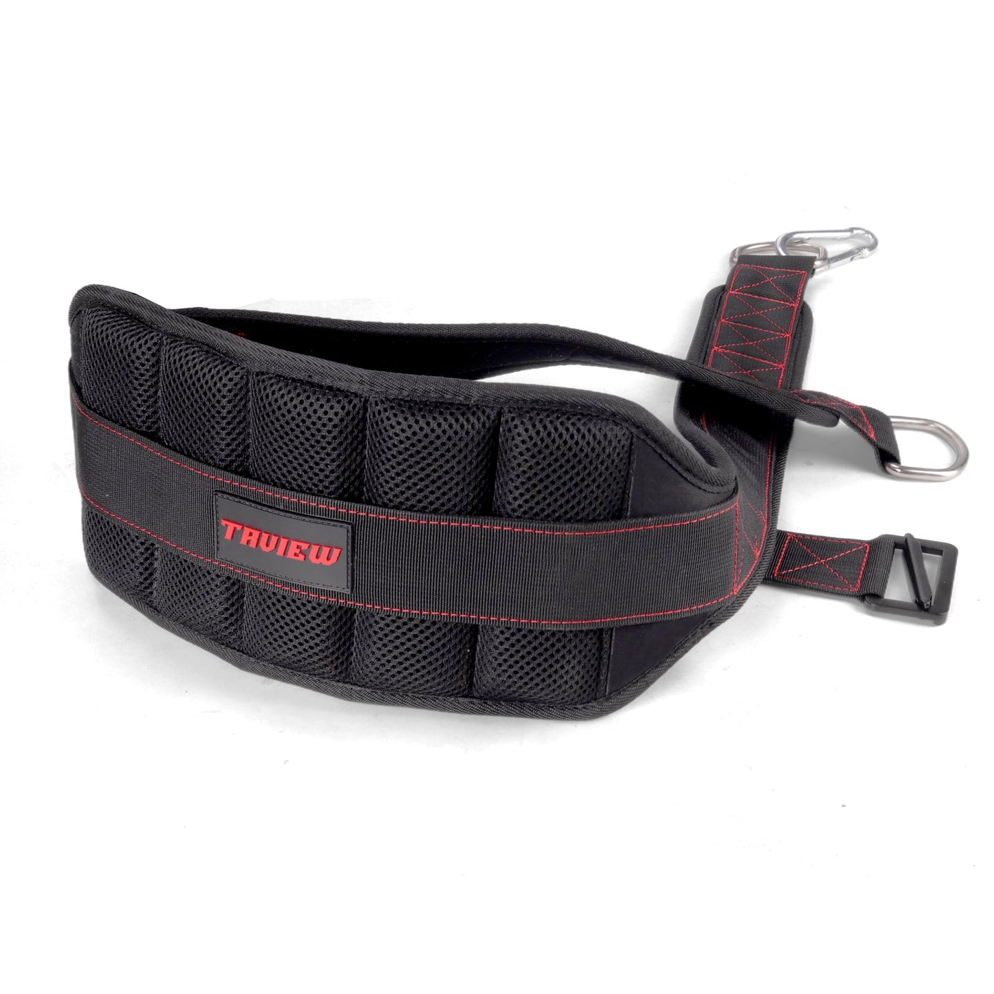 Belt For Belt Squats, Rack Attachment & Squat Machine, Weight Lifting&Powerlifting – Back Support, Low-Profile, Padded Hip & Thigh, Secure Buckle, Heavy Duty