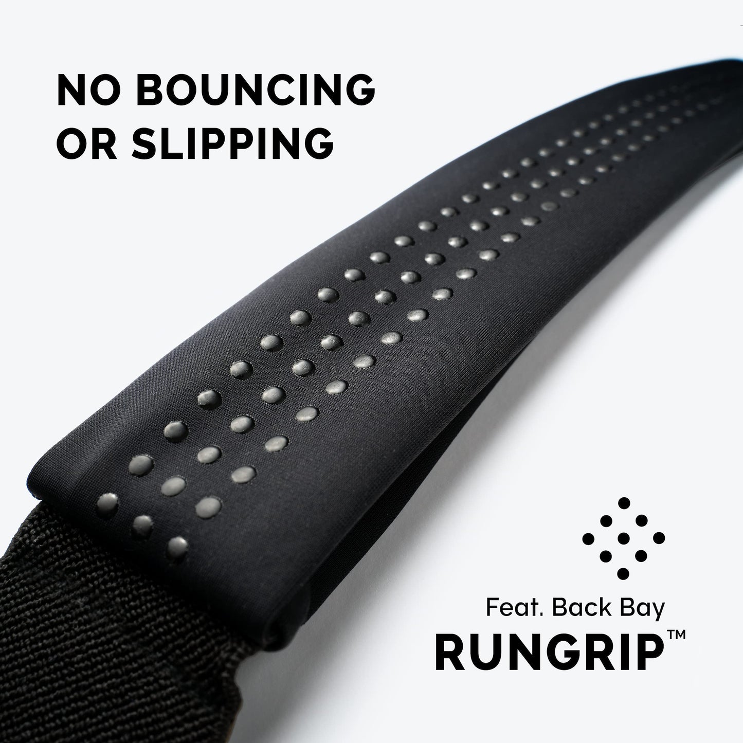 Back Bay Slim Running Belt for Women & Men [Fits ALL Phones], Runners Fanny Pack for Men, Money Belt, Running Gear Gift, Waist Bag Workout Gear, iPhone Runner's Phone Holder Waist Pack