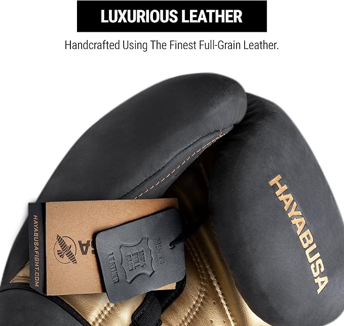 Hayabusa T3 LX Leather Boxing Gloves Men and Women for Training Sparring Heavy Bag and Mitt Work