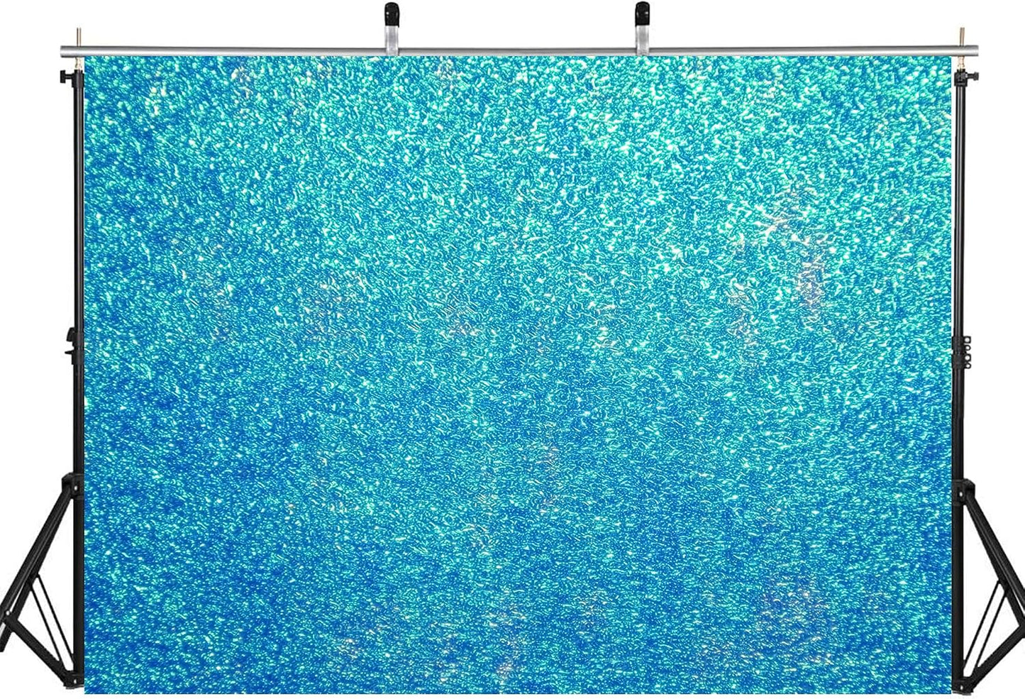 LidyMini 10x8ft Fabric Sparkling Blue Water Backdrop Glistening Ripple Texture Background Minimalist Nature Shooting