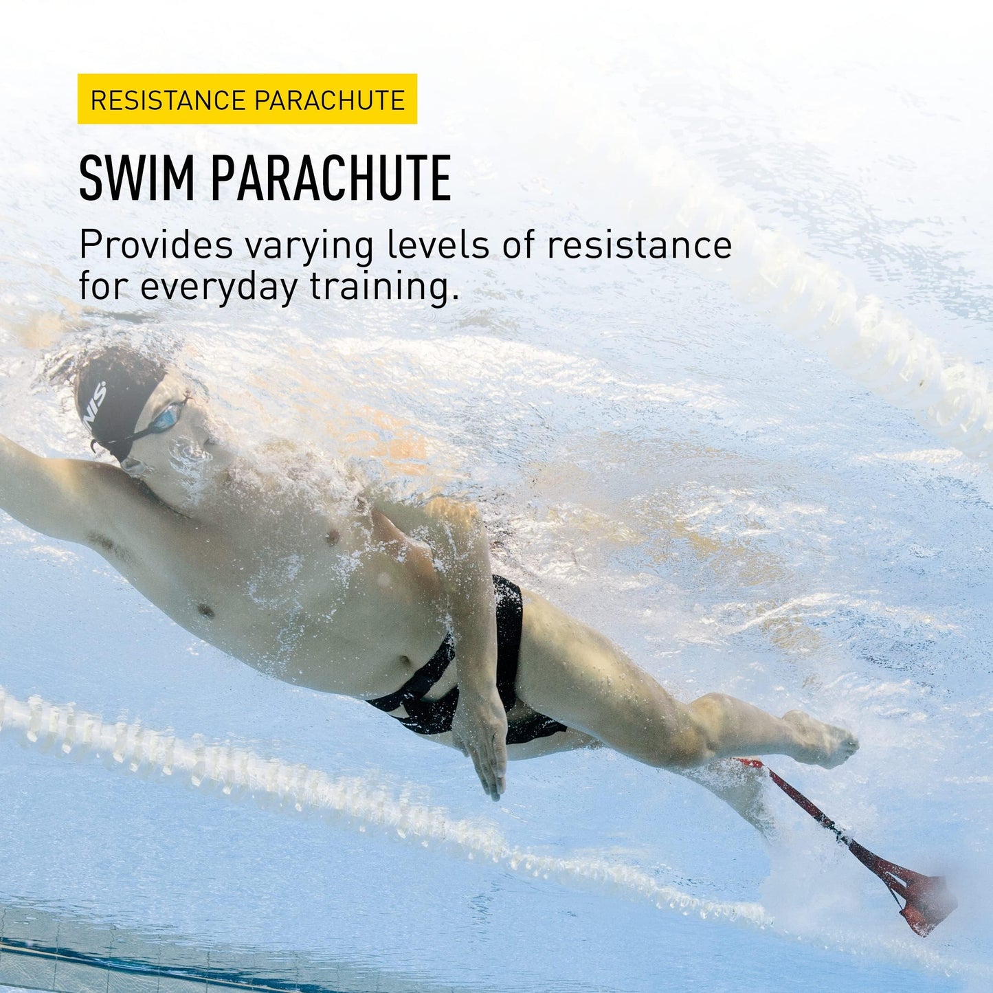 FINIS Swim Parachute Resistance Training Equipment (8 Inch, Red)