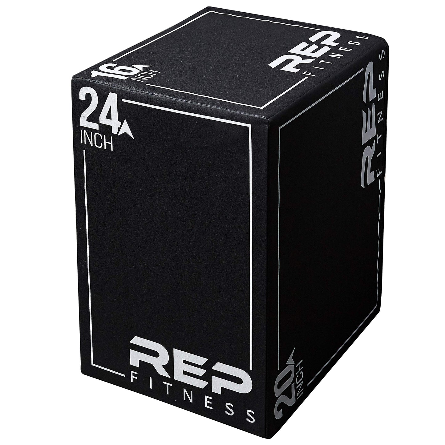 REP 3 in 1 Soft Plyo Box | 24 inch | 3-in-1 Foam Jump Box | Plyometric Training Platform | Home Gym Workout Equipment | Step Exercise Block | Non-Slip Jumping Mat | Adjustable Height
