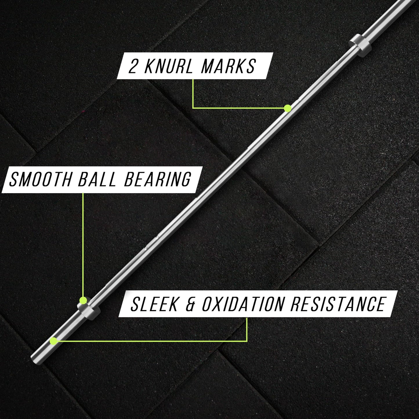 Rage Fitness Olympic Training Barbell (6FT) (15 Pound Weight) (300 LBS Capacity), Home Gym Fitness Equipment, Strength Training Workout Bar, Weight bar for Squats, Deadlift, Weightlifting, Bench Press