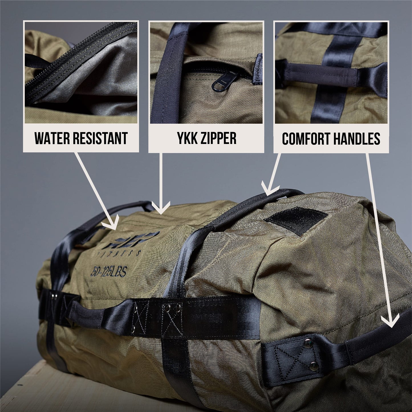 REP Fitness Sandbags, Large, Camo, Heavy Duty Workout Sandbags for Training, Cross-Training Workouts, Fitness, Exercise and Military Conditioning